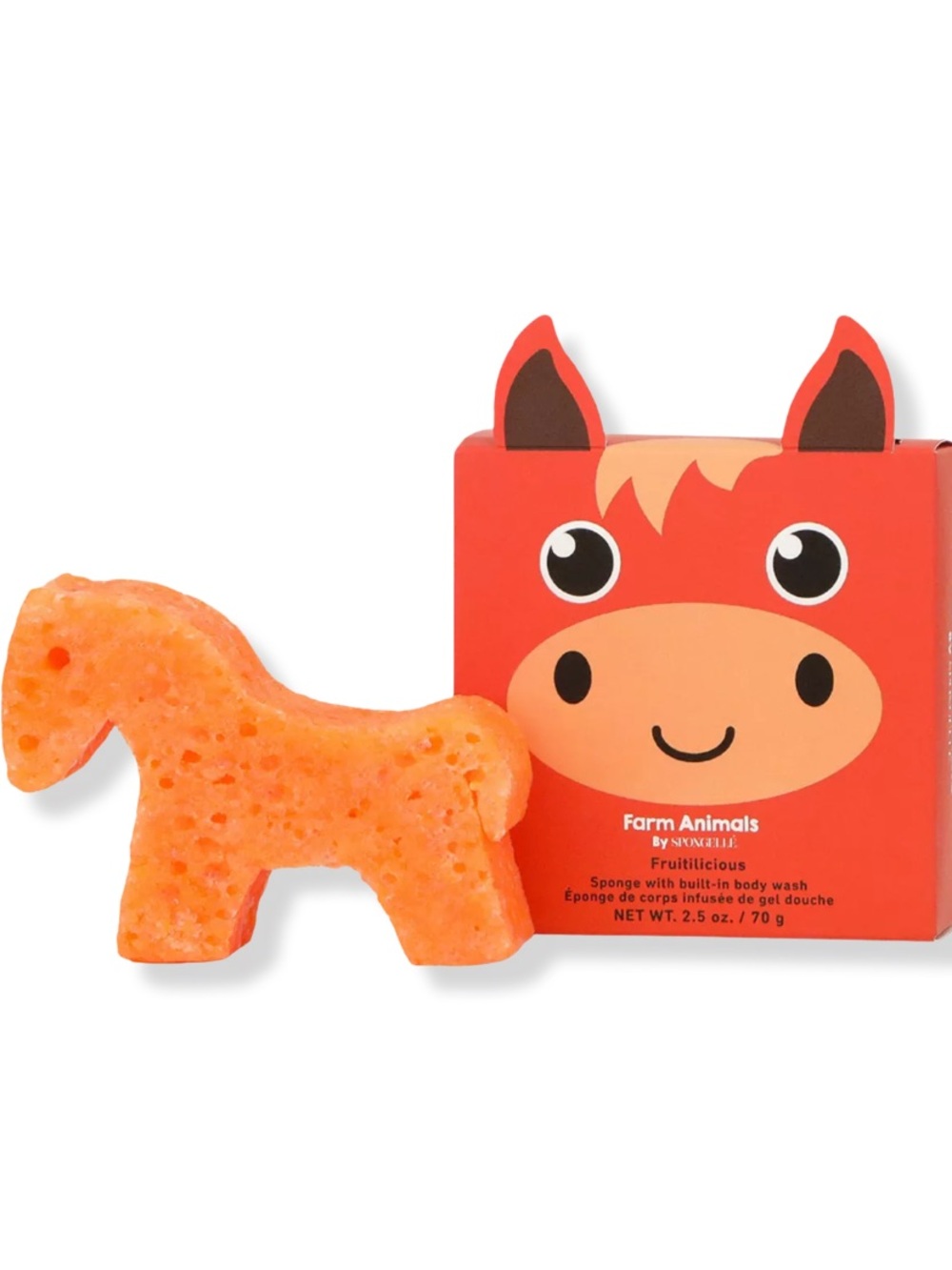 Spongelle Henry Horse Body Wash Infused Bath & Shower Loofah 2.5oz BRAND NEW